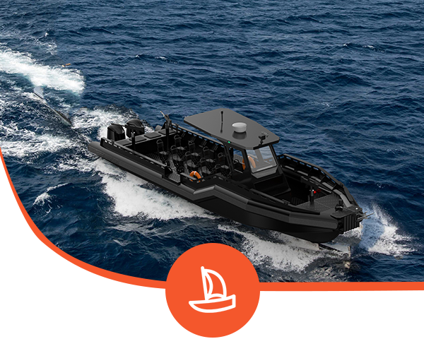 FOAM COLLARS RIB BOAT