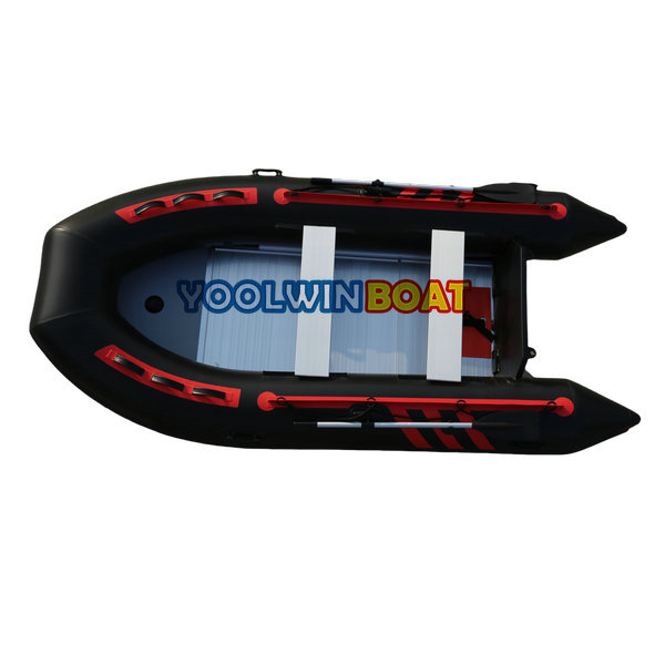 12FT Inflatable Power Pontoon Boat with Electric Motor