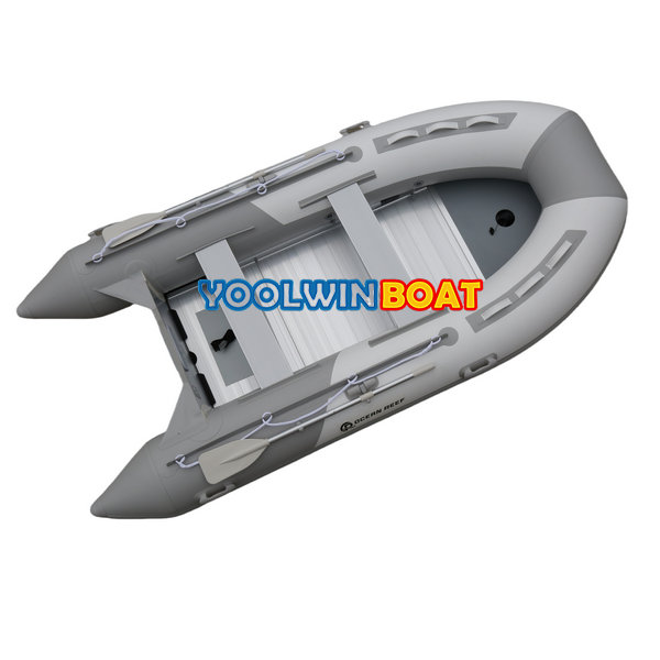 11ft Inflatable Rubber Fishing Boat with Aluminum Floor