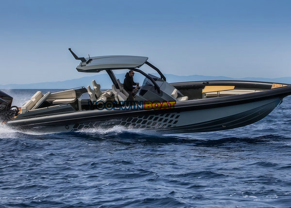 35ft Luxury Recreation Cabin Aluminum RIB Boat with Toilet