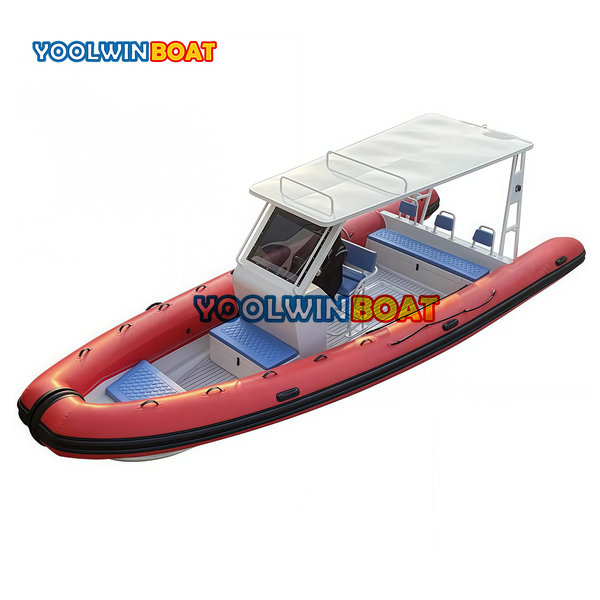 25FT Police Military Hypalon Inflatable RIB Aluminum Boat Manufacture