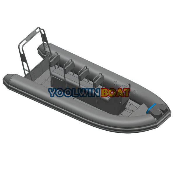 16ft Aluminum Jockey Passenger Commercial RIB Inflatable Boat CE