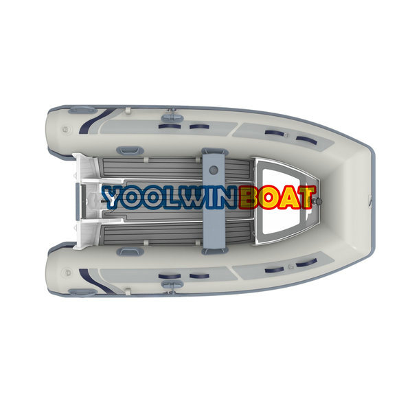 11FT Aluminum Cheap Rigid Inflatable RIB Dinghy and Tender Boat for Fishing