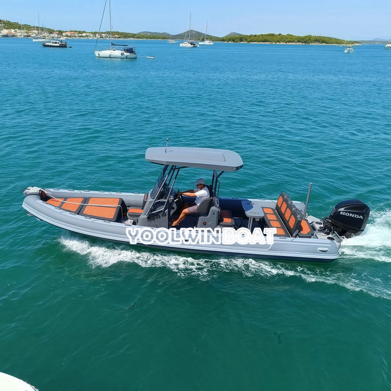 760 Highfield Aluminum Inflatable Rigid RIB Boat for Water Sports