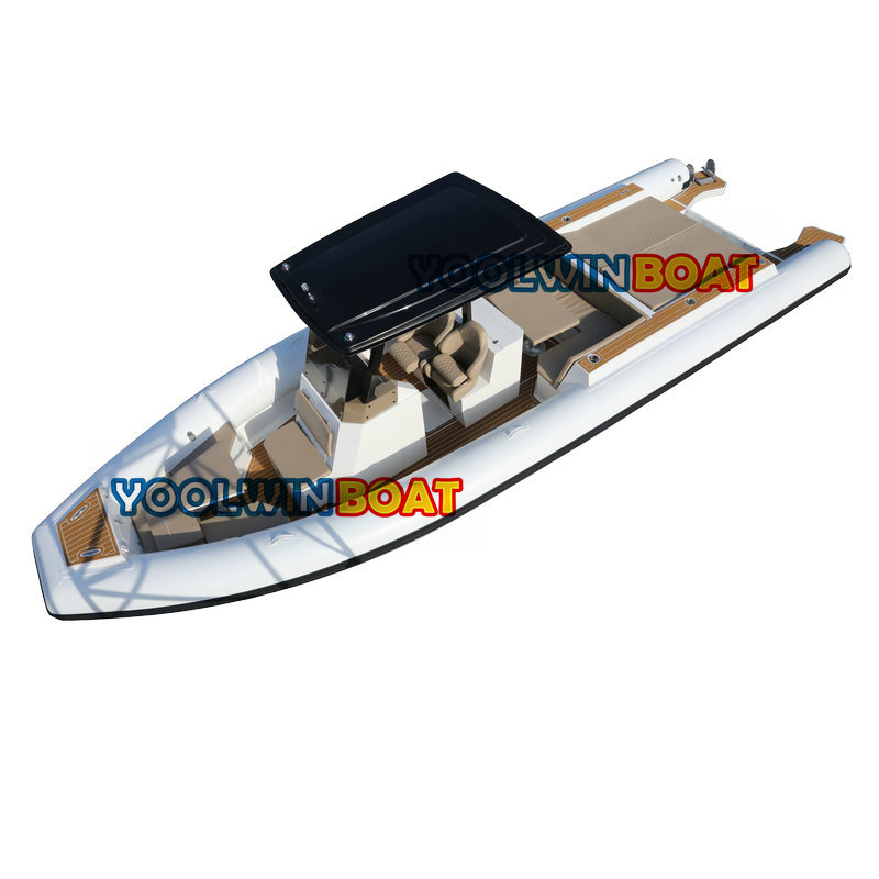 960 Cabin Aluminum Alloy RIB Inflatable Boat with Twin 300HP Outboard Engine