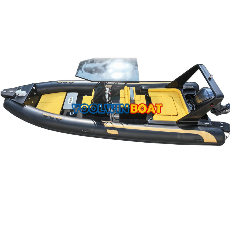 860 Fiberglass RIB Boat with Toilet And Outboard 300HP Engine