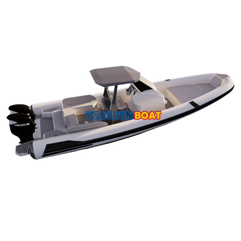 9.6m/ 32ft Semi Rigid Aluminum RIB Boat with Fridge and Toilet