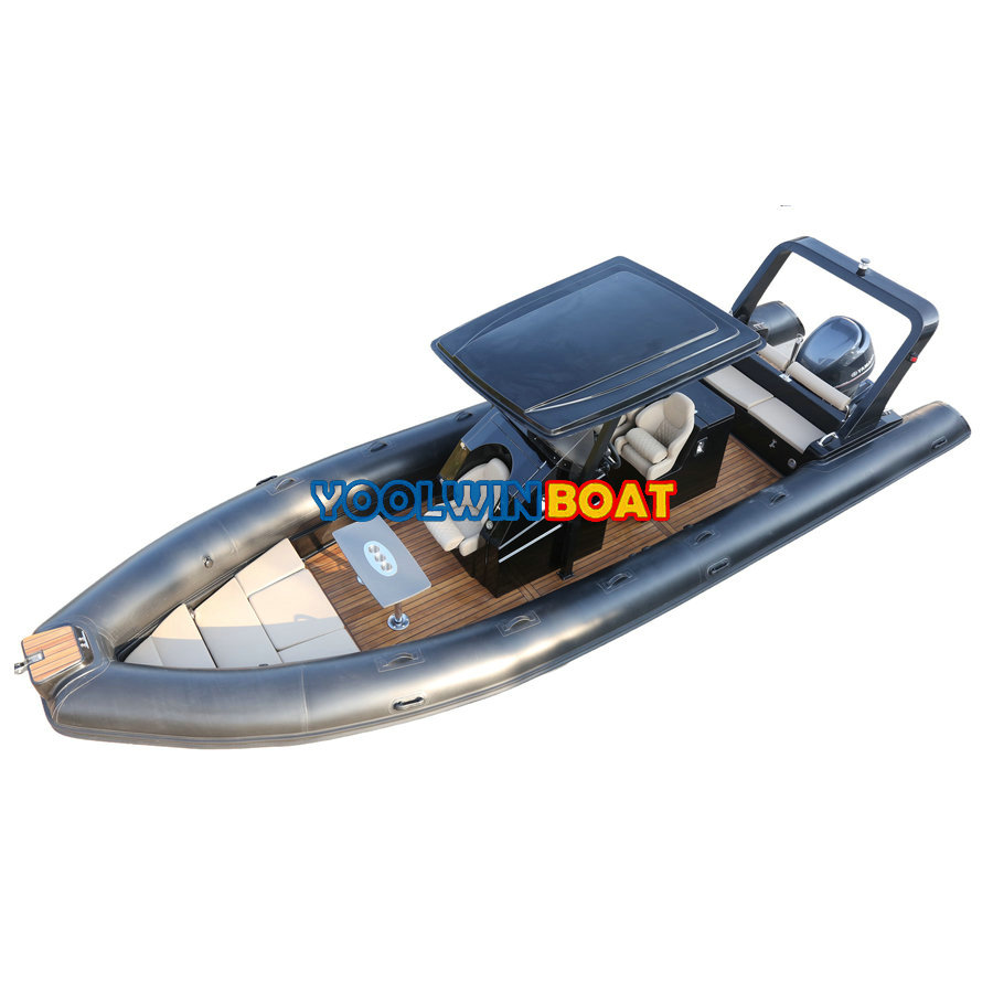 Luxury 880 RIB Rigid Fiberglass Hull Inflatable Boats
