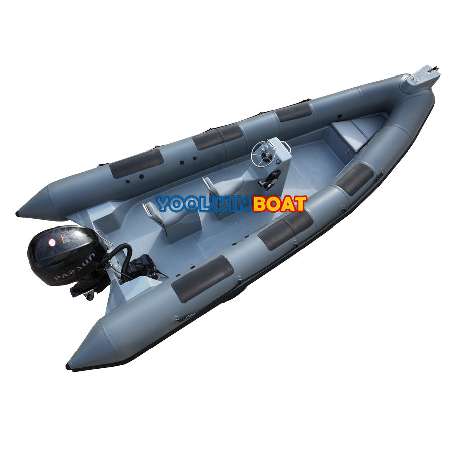 580 Force Protection Army Semi Rigid Fiberglass Inflatable Boat