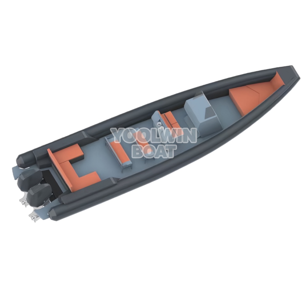 960 coastal guard aluminum semi rigid inflatable ribs and boat