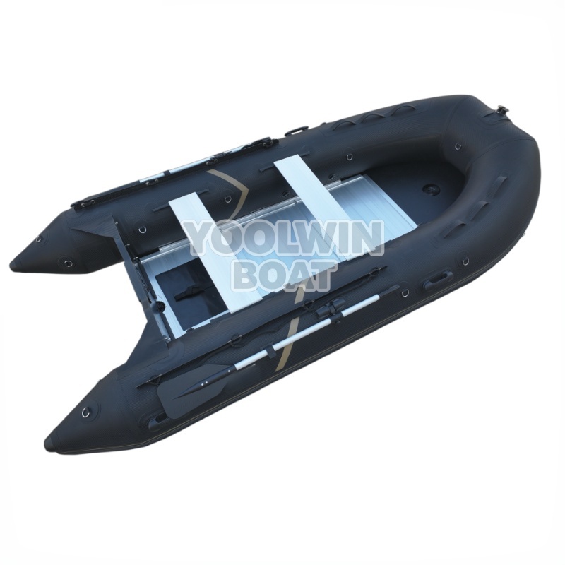 3.6m Black Rubber Rescue Inflatable Boat