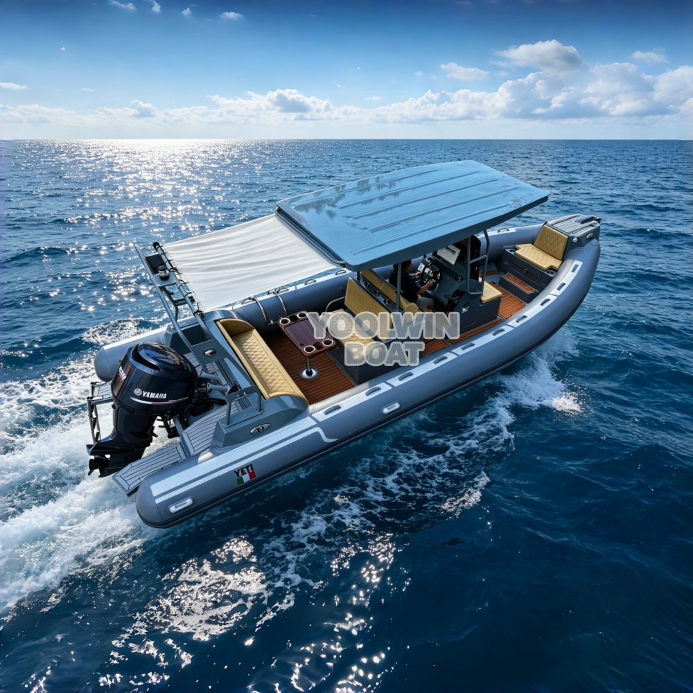 SP760 Cruising Aluminum Semi Rigid RIBs Boat