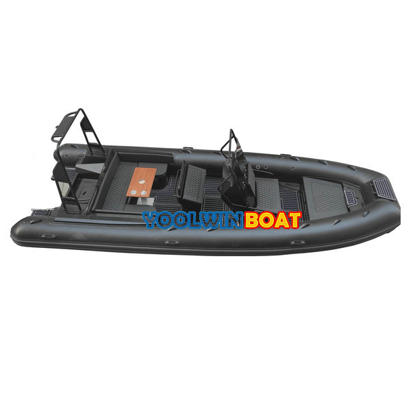 680 family aluminum rib boat
