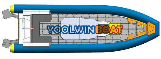 960 best aluminum rigid rib boat for family