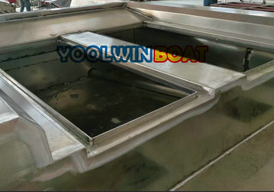 960 aluminum rhib boat sunbed