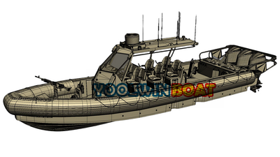 35 foot military rhib boat