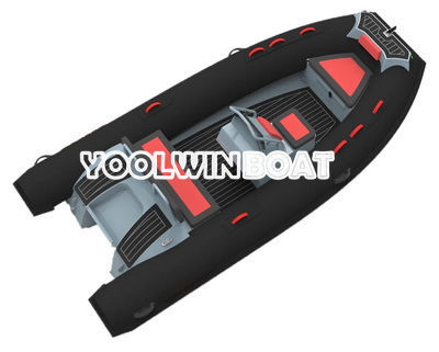 480 aluminum rib inflatable boats