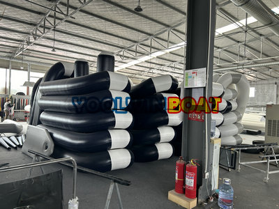 360 inflatable power pontoon boat
