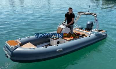460 aluminum rigged hull boat
