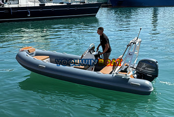460 aluminum hull luxury rib boat