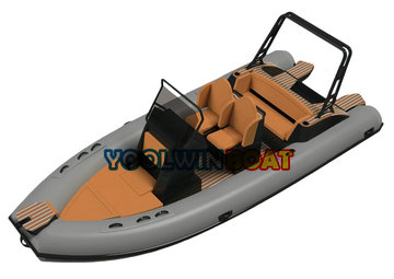 560 semi rigid luxury aluminum boats