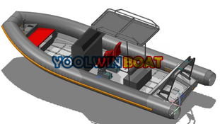 760 military rhib aluminum boats