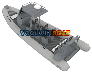 32ft aluminum rigid hulled rhibs boat