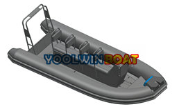 480 aluminum jockey rib inflatable boats