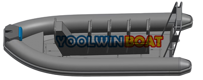 16ft aluminum rigid jockey inflatable boats