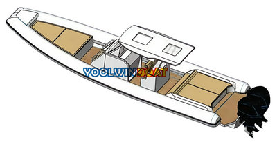 960 luxury best ribs boat for leisure fishing