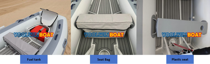 330 small tender aluminum rigged boat accessories