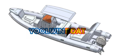 860 Orca Aluminum Inflatable RIBs boat
