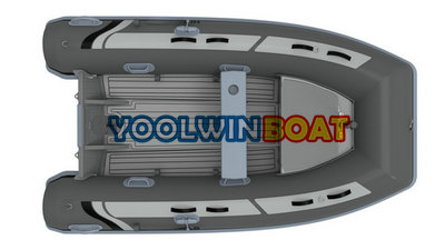 360 gray aluminum inflatable rib boats