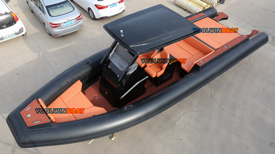 960 luxury aluminum rigid ribs boat