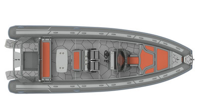 760 leisure aluminum rib boat