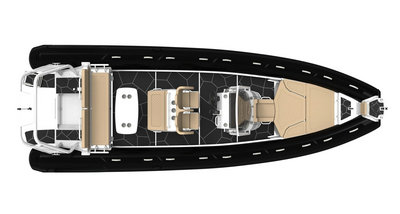 760 water sports aluminum rib boat
